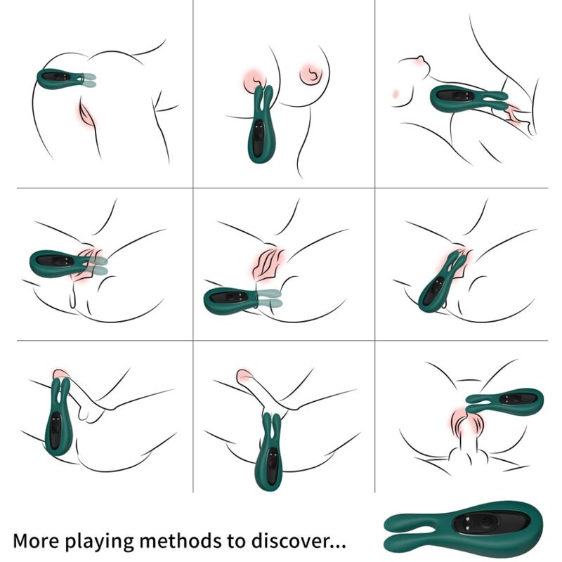 ARMONY - STIMOLATORE E VIBRATORE CONIGLIO VERDE - ARMONY STIMULATORS | Lingerie Harness Boutique