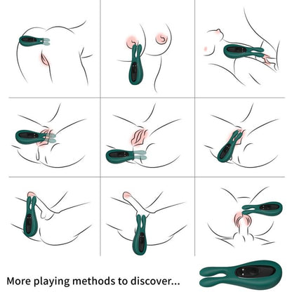 ARMONY - STIMOLATORE E VIBRATORE CONIGLIO VERDE - ARMONY STIMULATORS | Lingerie Harness Boutique