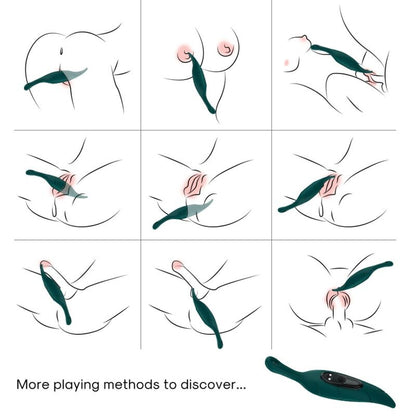 ARMONY - STIMOLATORE E VIBRATORE VERDE FOGLIA - ARMONY STIMULATORS | Lingerie Harness Boutique