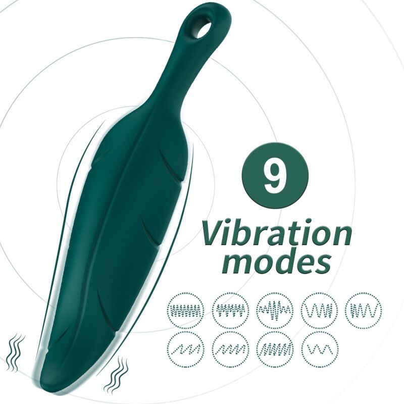 ARMONY - STIMULATOR AND VIBRATOR GREEN LEAF