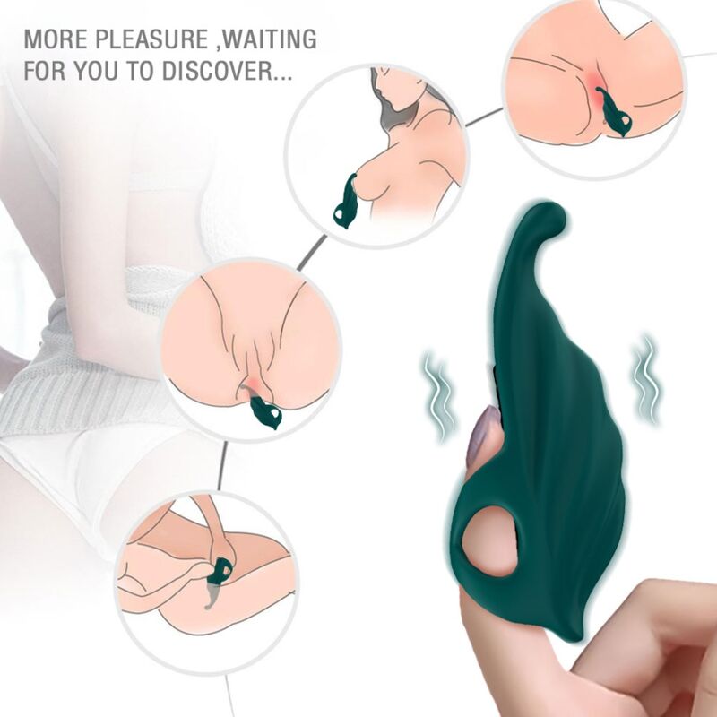 ARMONY - STIMOLATORE E VIBRATORE PER DITA VERDE - ARMONY STIMULATORS | Lingerie Harness Boutique