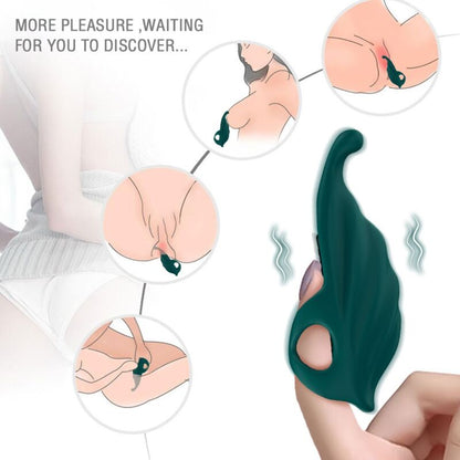 ARMONY - STIMOLATORE E VIBRATORE PER DITA VERDE - ARMONY STIMULATORS | Lingerie Harness Boutique