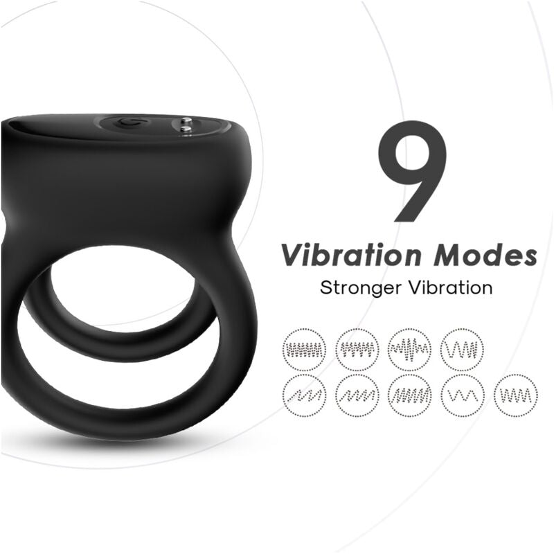 ARMONY - BLACK DOUBLE RING VIBRATOR