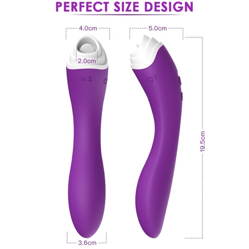 ARMONY - FAIRYLAND LECCATA CLIT VIBRANTE E VIBRATORE VIOLA - ARMONY STIMULATORS | Lingerie Harness Boutique