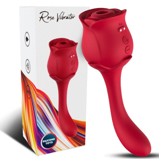 ARMONY - ROSELOVER LECCA CLIT VIBRANTE E STIMOLATORE ROSSO - ARMONY STIMULATORS | Lingerie Harness Boutique
