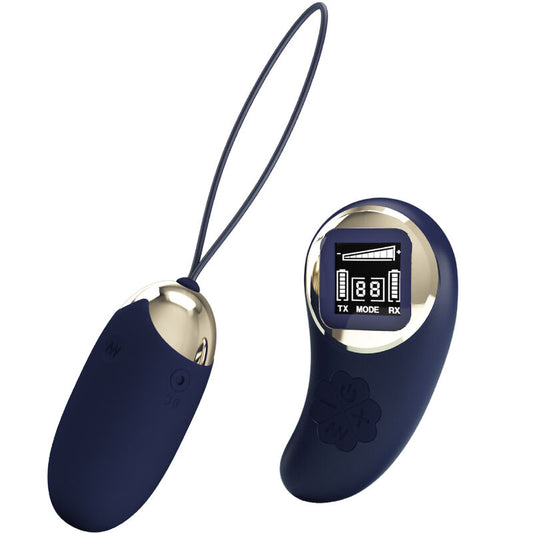 PRETTY LOVE - TELECOMANDO UOVO VIBRANTE MINA BLU - PRETTY LOVE LED | Lingerie Harness Boutique