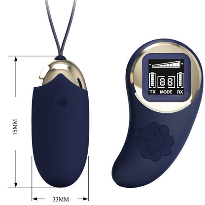 PRETTY LOVE - TELECOMANDO UOVO VIBRANTE MINA BLU - PRETTY LOVE LED | Lingerie Harness Boutique