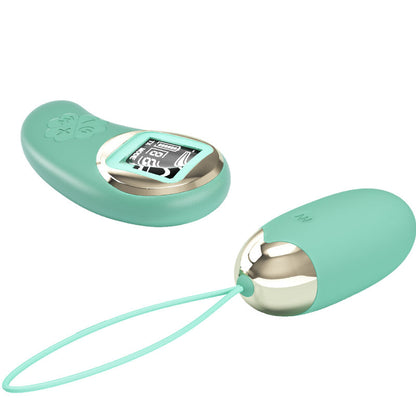 PRETTY LOVE - MINIERA DI UOVO VIBRANTE CON TELECOMANDO VERDE - PRETTY LOVE LED | Lingerie Harness Boutique