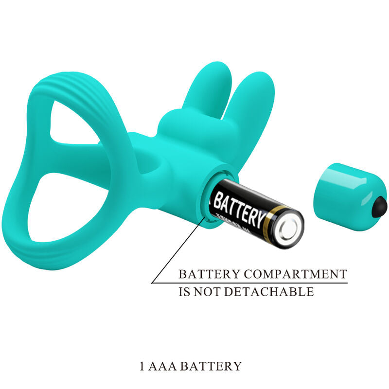 PRETTY LOVE - ANELLO VIBRATORE CONIGLIO VERDE DANTE - PRETTY LOVE MALE | Lingerie Harness Boutique