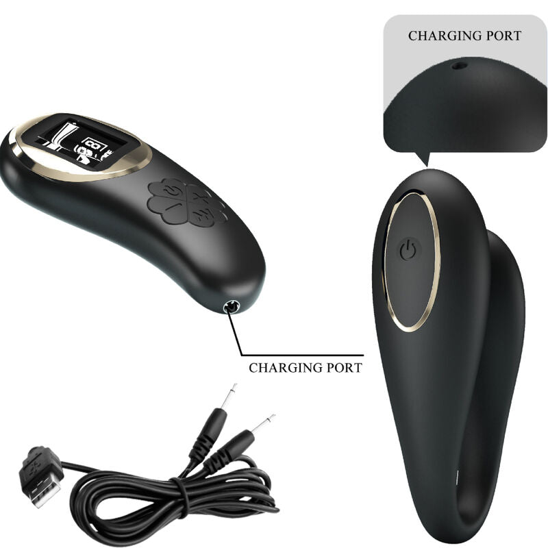 PRETTY LOVE - NATHAN DOUBLE PLEASURE REMOTE CONTROL VIBRATOR