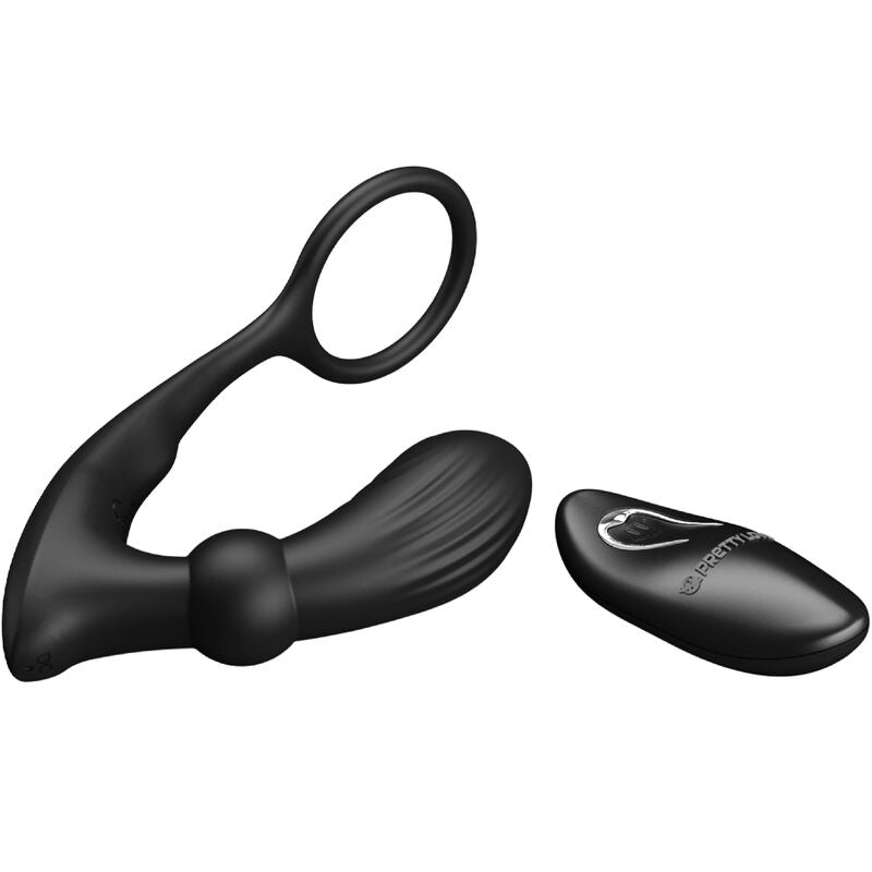 PRETTY LOVE - ANELLO ANALE E VIBRATORE WARREN BLACK - PRETTY LOVE BOTTOM | Lingerie Harness Boutique