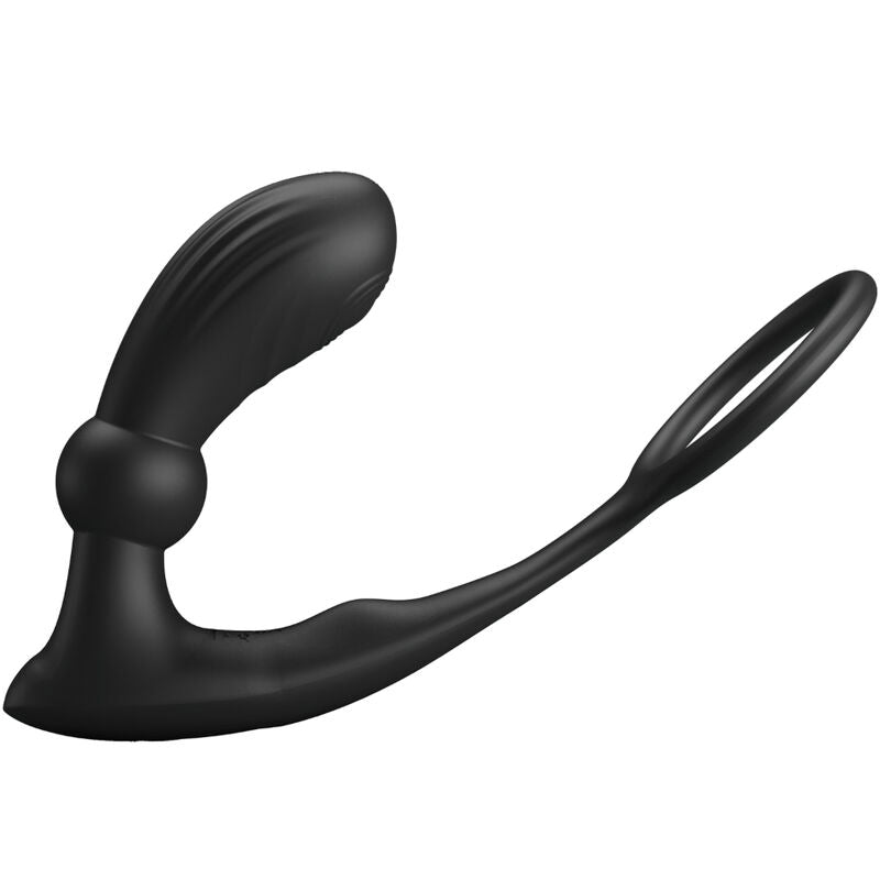 PRETTY LOVE - ANELLO ANALE E VIBRATORE WARREN BLACK - PRETTY LOVE BOTTOM | Lingerie Harness Boutique
