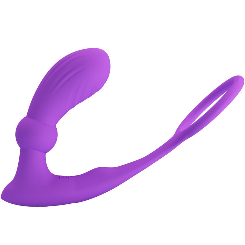 PRETTY LOVE - ANELLO WARREN E VIBRATORE ANALE VIOLA - PRETTY LOVE BOTTOM | Lingerie Harness Boutique