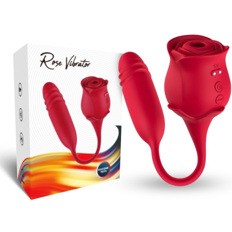 ARMONY - ROSEKNIGTH LICKING VIBRATING CLITORITE AND RED VIBRATOR