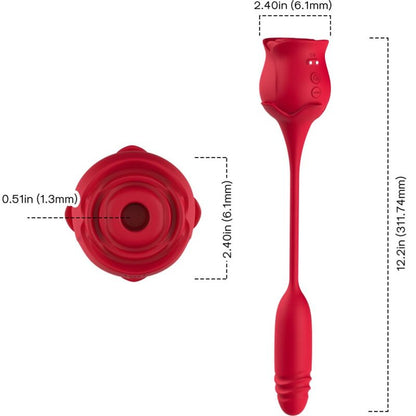ARMONY - ROSEKNIGTH CHE LECCA IL CLITORITE VIBRANTE E IL VIBRATORE ROSSO - ARMONY STIMULATORS | Lingerie Harness Boutique