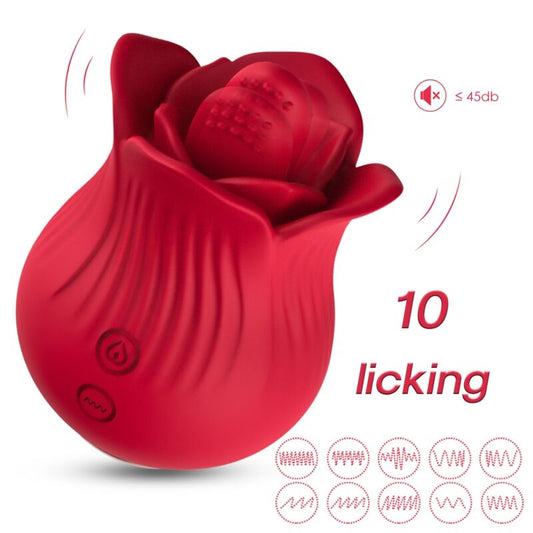 ARMONY - VIBRATORE E STIMOLATORE ROSA ROSSO - ARMONY STIMULATORS | Lingerie Harness Boutique