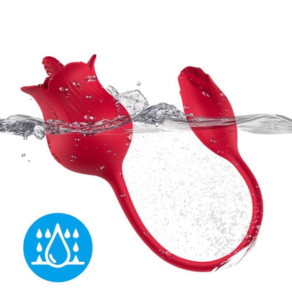 ARMONY - VIBRATORE ROSA CON COLA ROSSO - ARMONY STIMULATORS | Lingerie Harness Boutique