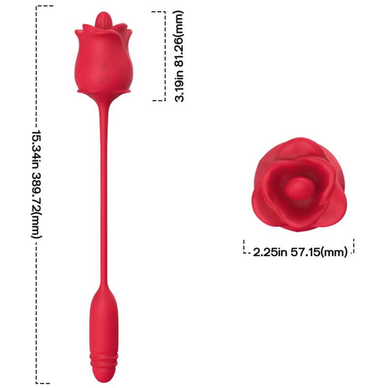 ARMONY - STIMOLATORE E VIBRATORE ROSA COLA ROSSO - ARMONY STIMULATORS | Lingerie Harness Boutique