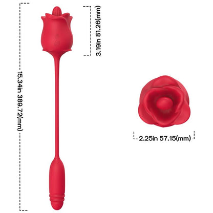 ARMONY - STIMOLATORE E VIBRATORE ROSA COLA ROSSO - ARMONY STIMULATORS | Lingerie Harness Boutique