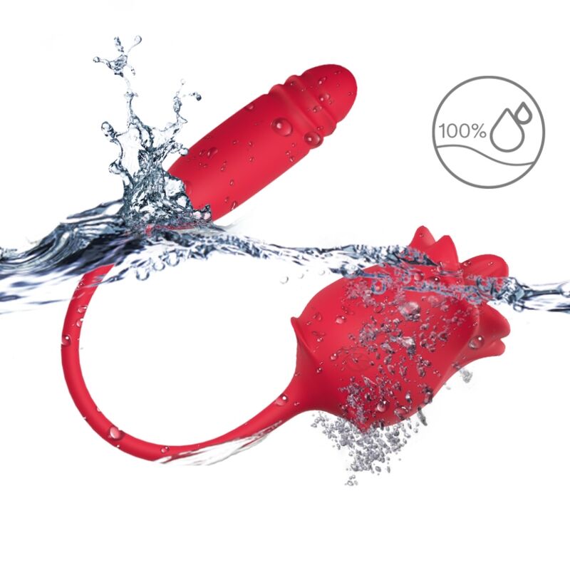 ARMONY - STIMOLATORE E VIBRATORE ROSA COLA ROSSO - ARMONY STIMULATORS | Lingerie Harness Boutique