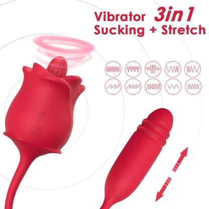 ARMONY - STIMOLATORE E VIBRATORE ROSA COLA ROSSO - ARMONY STIMULATORS | Lingerie Harness Boutique