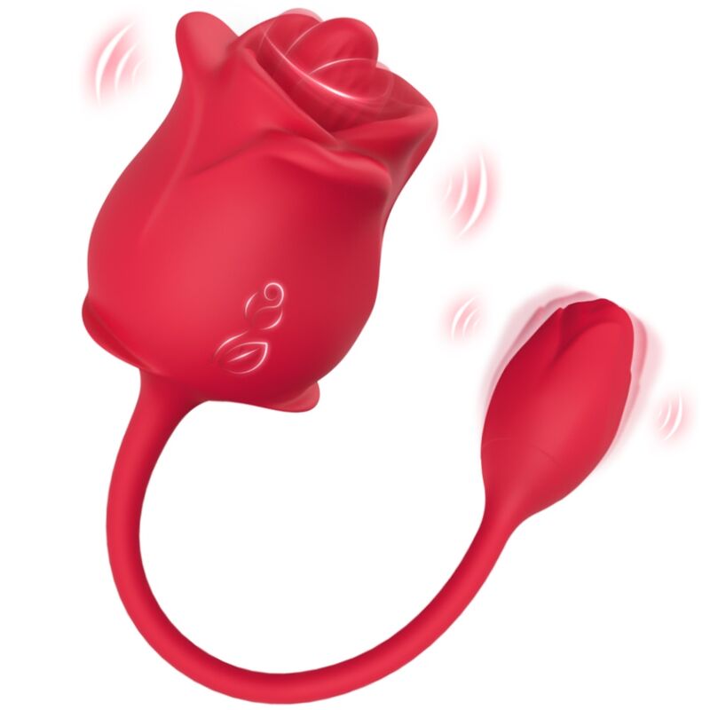 ARMONY - STIMOLATORE E VIBRATORE ROSA COLA ROSSO - ARMONY STIMULATORS | Lingerie Harness Boutique