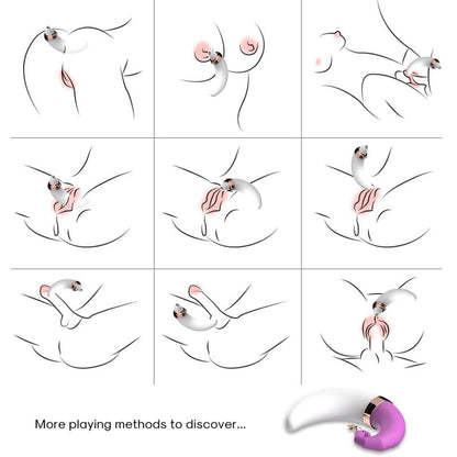 ARMONY - SWEETMOON LECCATA CLITORITE VIBRANTE E PUNTO G ROSA - ARMONY STIMULATORS | Lingerie Harness Boutique