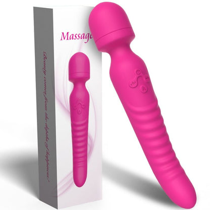 ARMONY - MISSION MASSAGGIATORE E VIBRATORE EFFETTO CALORE FUCSIA - ARMONY MASSAGERS | Lingerie Harness Boutique