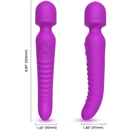 ARMONY - MASSAGGIATORE E VIBRATORE MISSION EFFETTO CALORE VIOLA - ARMONY MASSAGERS | Lingerie Harness Boutique