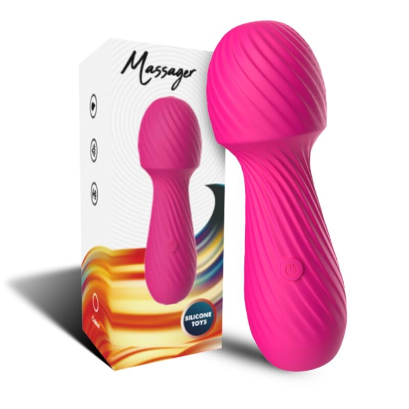 ARMONY - MASSAGGIATORE DAZZLE E VIBRATORE PICCOLO FUCSIA - ARMONY MASSAGERS | Lingerie Harness Boutique