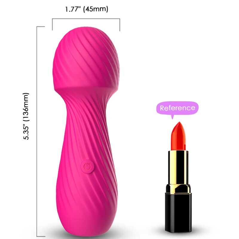 ARMONY - MASSAGGIATORE DAZZLE E VIBRATORE PICCOLO FUCSIA - ARMONY MASSAGERS | Lingerie Harness Boutique