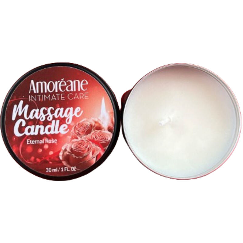 AMOREANE - CANDELA DA MASSAGGIO ROSA ETERNA 30 ML