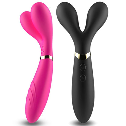 ARMONY - MASSAGGIATORE E VIBRATORE A Y-WAND DOPPIA TESTA FUCSIA - ARMONY MASSAGERS | Lingerie Harness Boutique