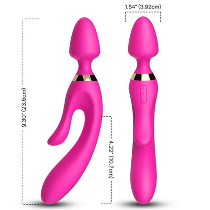 ARMONY - MASSAGGIATORE E VIBRATORE RABBIT FUCSIA - ARMONY MASSAGERS | Lingerie Harness Boutique