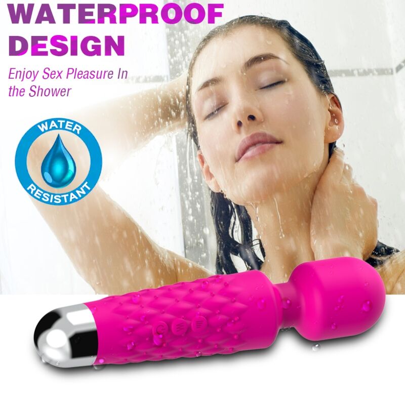 ARMONY - MASSAGER AND VIBRATOR POSTINO HEAD SUPER FLEXIBLE FUCHSIA