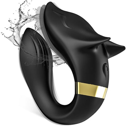 ARMONY - VIBRATORE FOX PER COPPIA TELECOMANDO NERO - ARMONY FOR COUPLES | Lingerie Harness Boutique