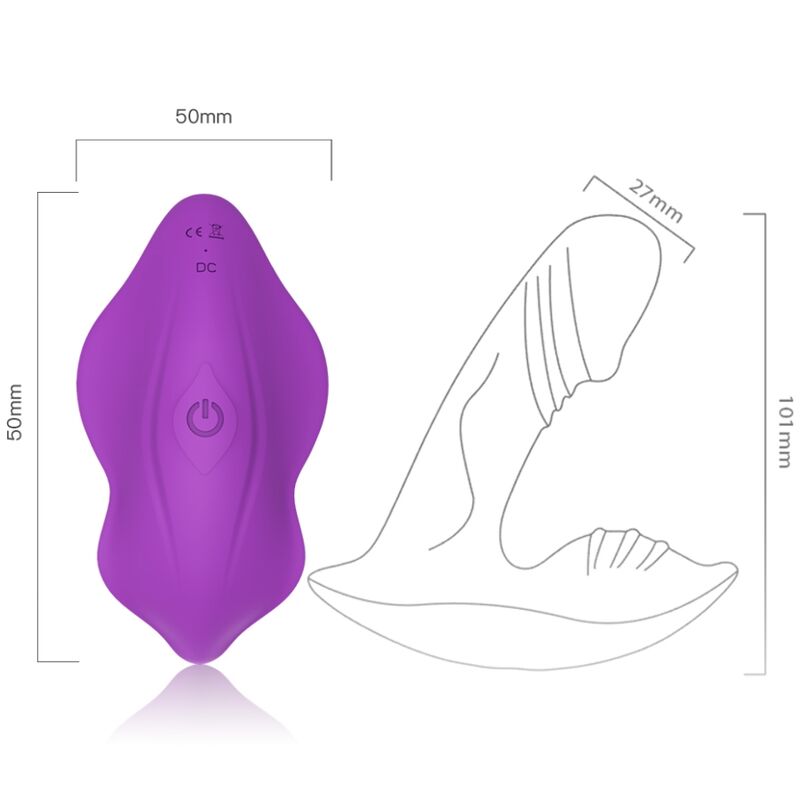 ARMONY - VIBRATORE FISCHIETTO INTRODUCIBILE TELECOMANDO VIOLA - ARMONY WEARABLES | Lingerie Harness Boutique