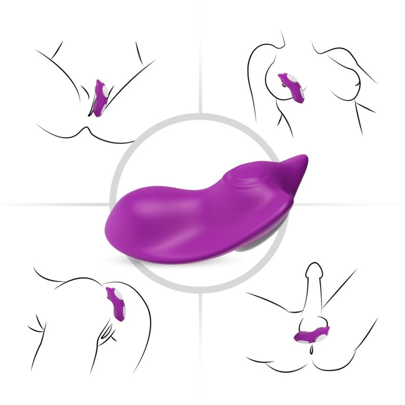 ARMONY - MUTANDINA INDOSSABILE CON VIBRATORE TELECOMANDO VIOLA - ARMONY WEARABLES | Lingerie Harness Boutique
