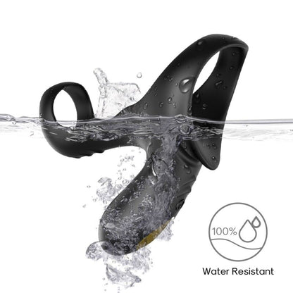 ARMONY - ANELLO VIBRATORE DOPPIO RANGER PER COPPIA NERO - ARMONY FOR HIM | Lingerie Harness Boutique