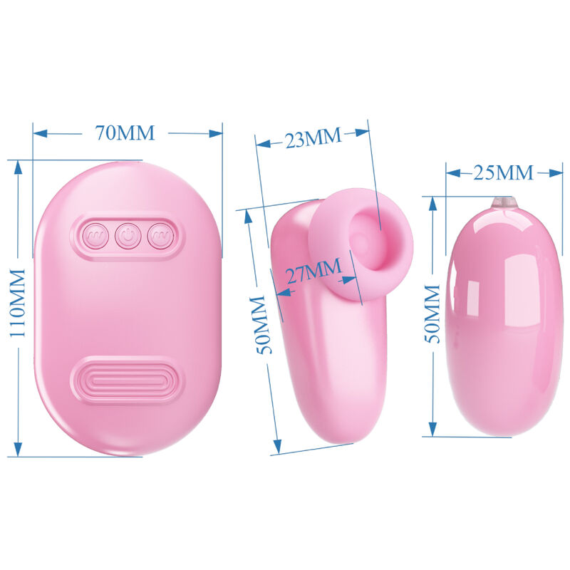 PRETTY LOVE - PROIETTILE VIBRANTE MAGIC BOX E STIMOLATORE ROSA - PRETTY LOVE SMART | Lingerie Harness Boutique