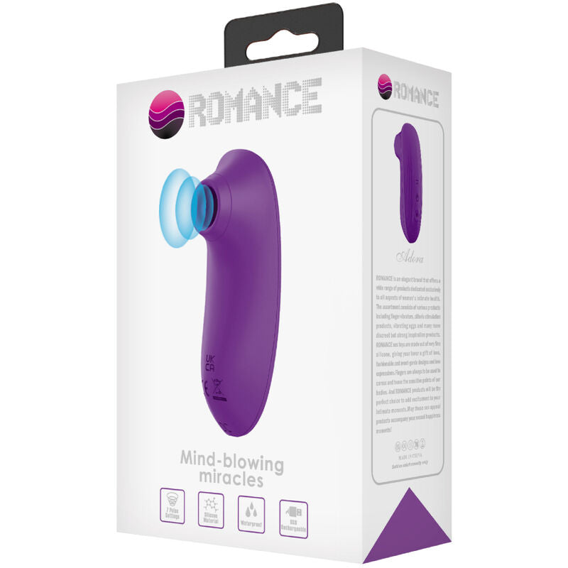 ROMANCE - ADORA MINI PURPLE CLITORAL SUCKER