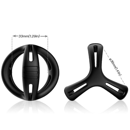 ARMONY - X-RING MULTIPOSIZIONE NERO - ARMONY FOR HIM | Lingerie Harness Boutique