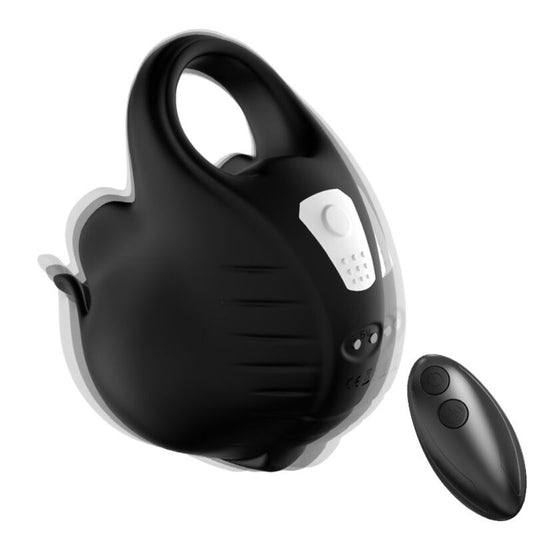 ARMONY - ANELLO VIBRATORE PER COPPE TELECOMANDO NERO - ARMONY FOR HIM | Lingerie Harness Boutique