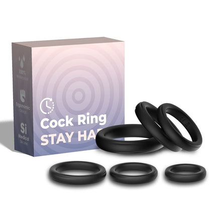 ARMONY - BLACK SILICONE CLOSING RINGS