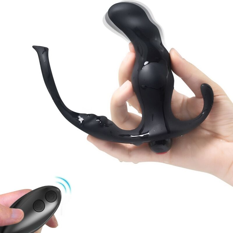 ARMONY - KNIGHT ANAL PROSTATE VIBRATOR AND BLACK RING REMOTE CONTROL