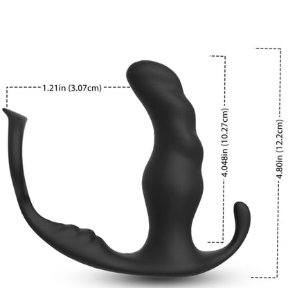 ARMONY - VIBRATORE ANALE PROSTATA KNIGHT E TELECOMANDO ANELLO NERO - ARMONY ANAL | Lingerie Harness Boutique