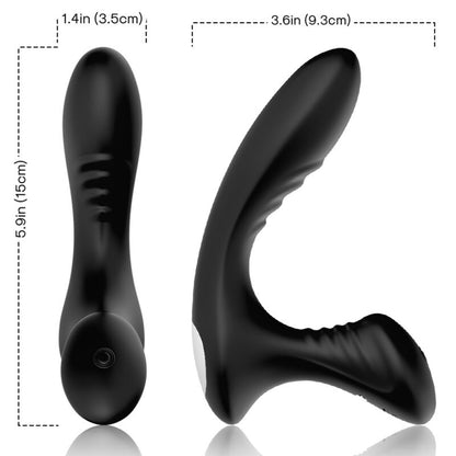 ARMONY - STORM VIBRATOR ANAL PROSTATE AND REMOTE CONTROL PLUG BLACK