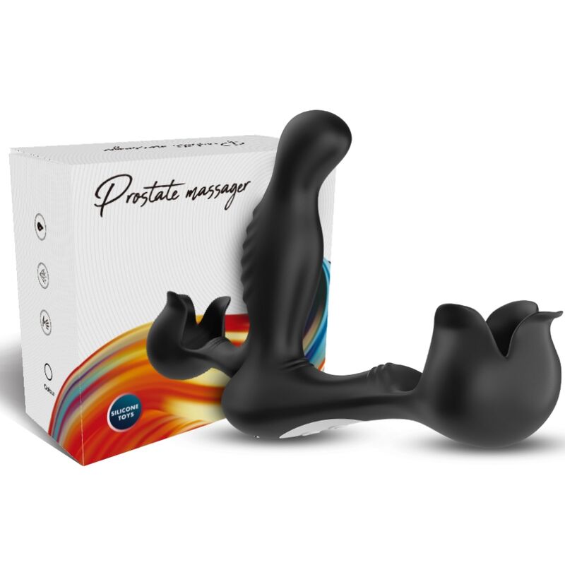 ARMONY - ANAL SURROUND VIBRATOR AND TESTICLE STIMULATOR REMOTE CONTROL BLACK