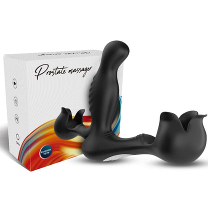 ARMONY - VIBRATORE SURROUND ANALE E STIMOLATORE TESTICOLO TELECOMANDO NERO - ARMONY FOR HIM | Lingerie Harness Boutique