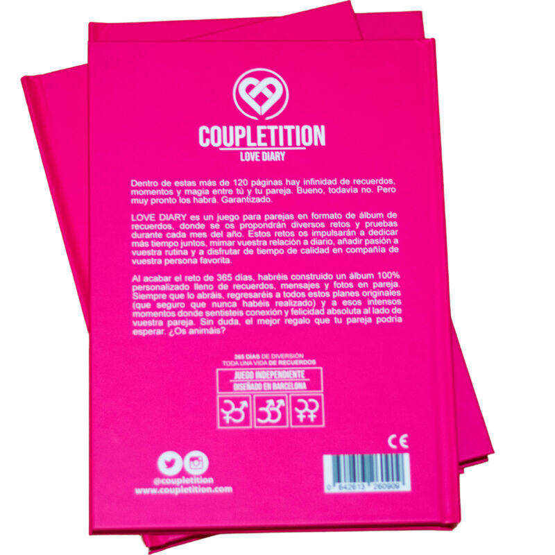 COUPLETITION - LOVE DIARY ALBUM OF MEMORIES &amp; COUPLE WISHES